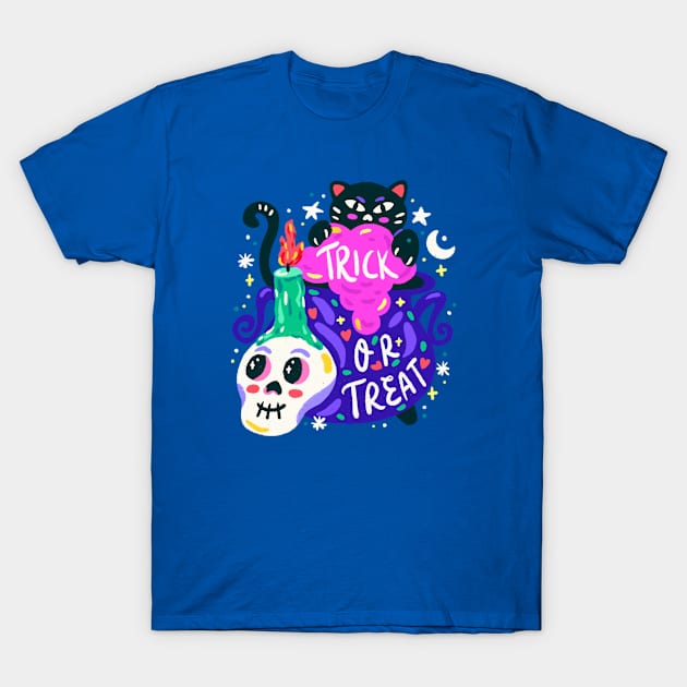 Trick or Treat T-Shirt by SashaRusso